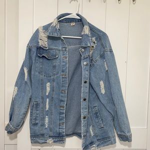 super cute jean jacket